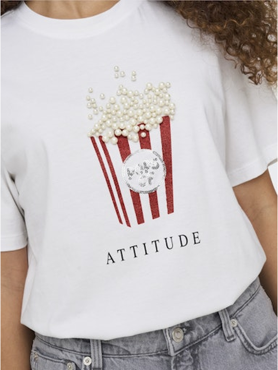 ONLBURST LIFE S/S POPCORN TOP BOX JRS