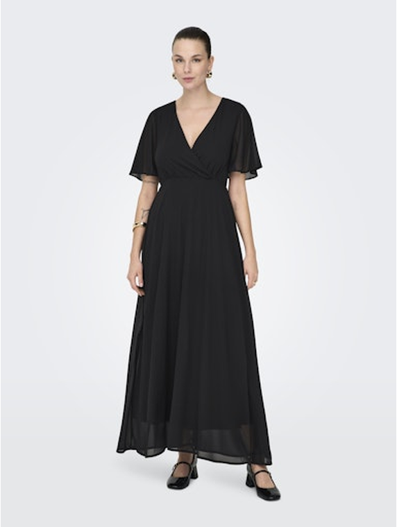 ONLSTAR LIFE S/S MIA MAXI DRESS WVN