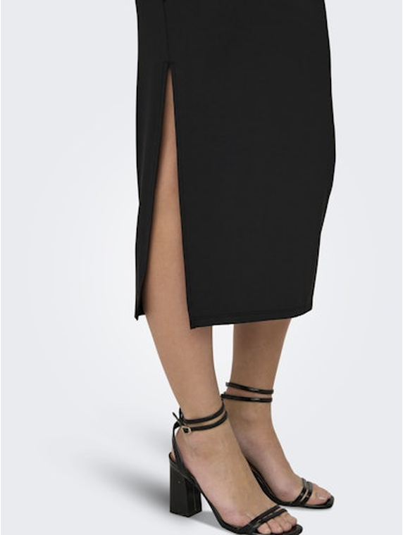 ONLEA S/L LONG SLIT DRESS JRS