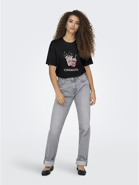 ONLBURST LIFE S/S POPCORN TOP BOX JRS