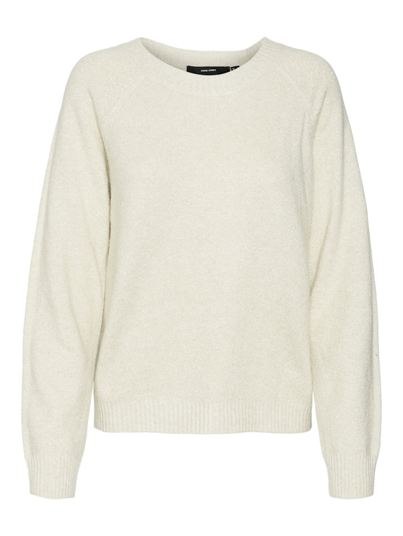 VMDOFFYSHINE LS O-NECK BLOUSE REP NOOS