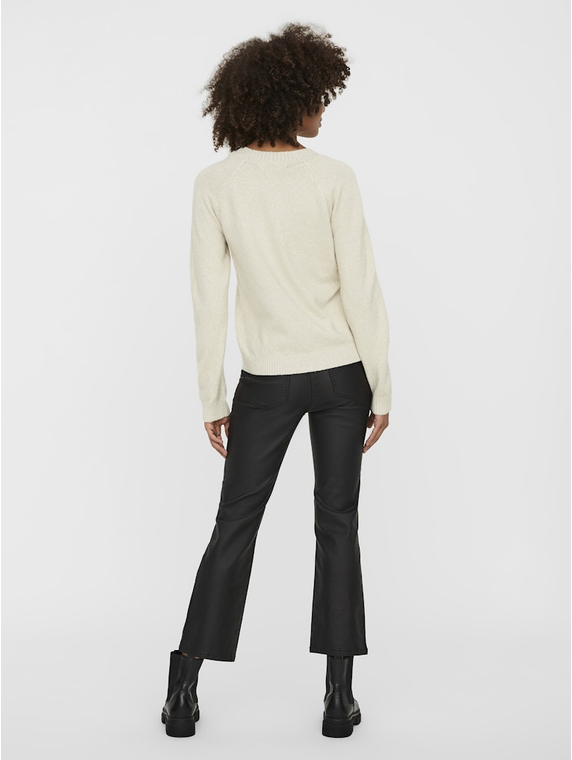 VMDOFFYSHINE LS O-NECK BLOUSE REP NOOS