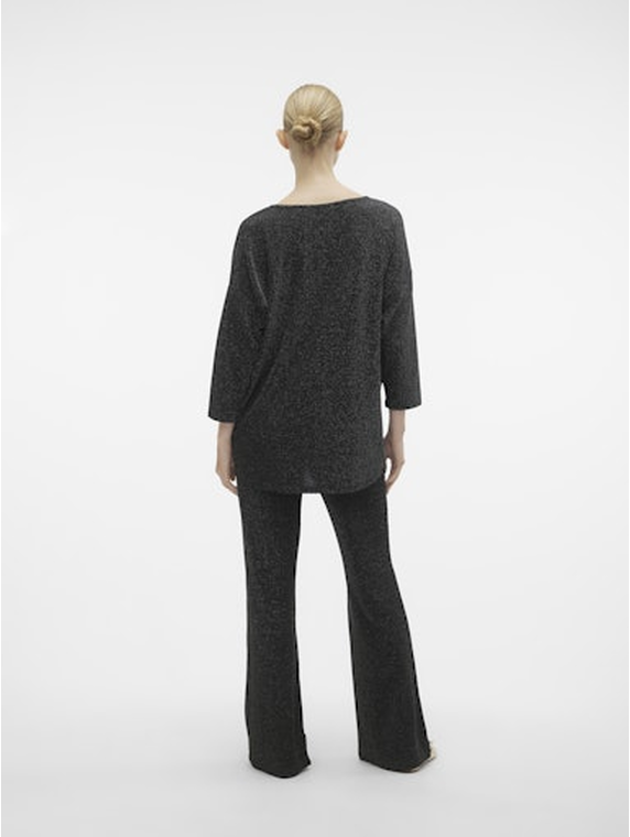 VMKANVA 3/4 V-NECK TOP JRS GA