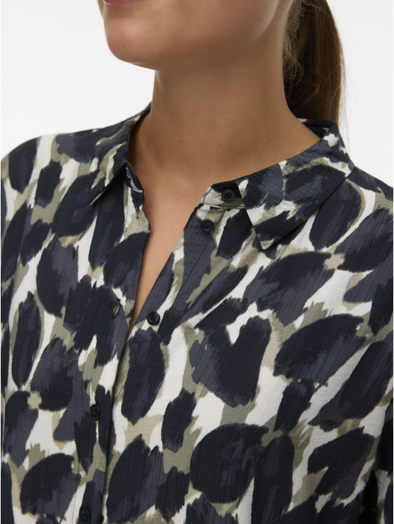 VMFANINI L/S BLK SHIRT DRESS WVN BTQ GA