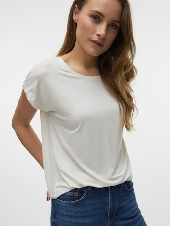 VMLAVA GLITTER SS TOP STRIPE JRS NOOS