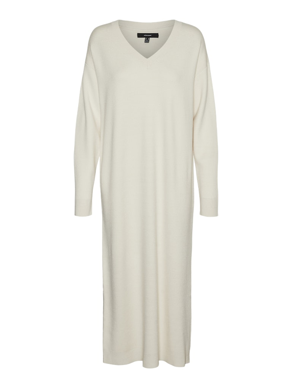 VMGOLD LS V-NECK 7/8 DRESS GA