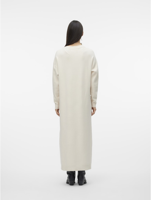 VMGOLD LS V-NECK 7/8 DRESS GA