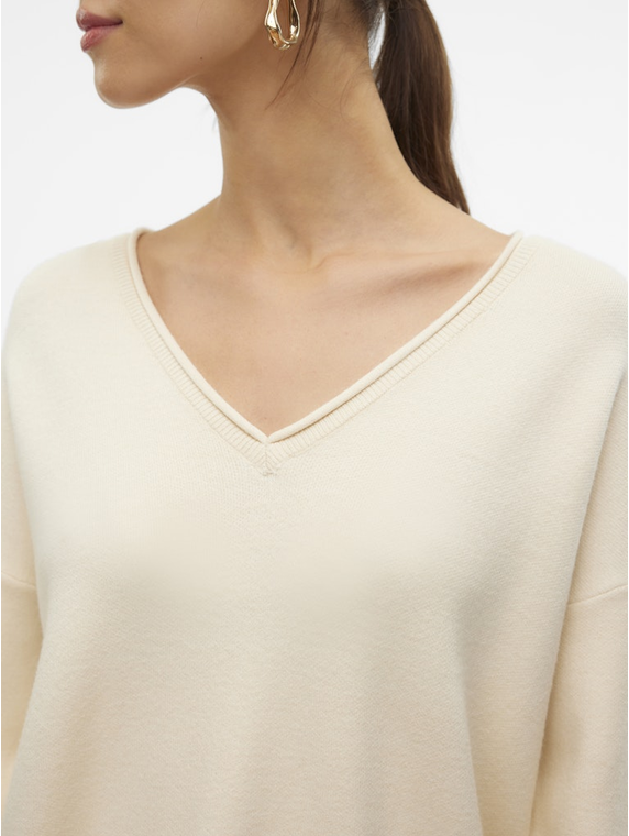 VMGOLD ROLL LS LONG V-NECK PULLOVER GA