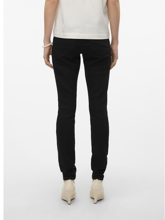 VMELLY MR SKINNY JEANS BLK NOOS