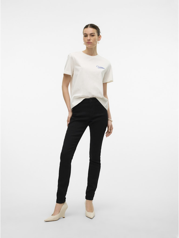 VMELLY MR SKINNY JEANS BLK NOOS