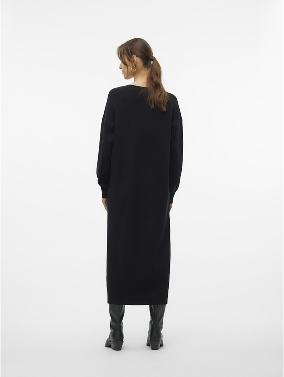 VMGOLD LS V-NECK 7/8 DRESS GA