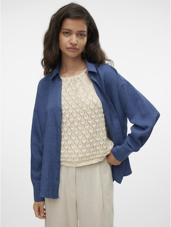 VMMELANEY QUEENY LS SHIRT WVN NOOS