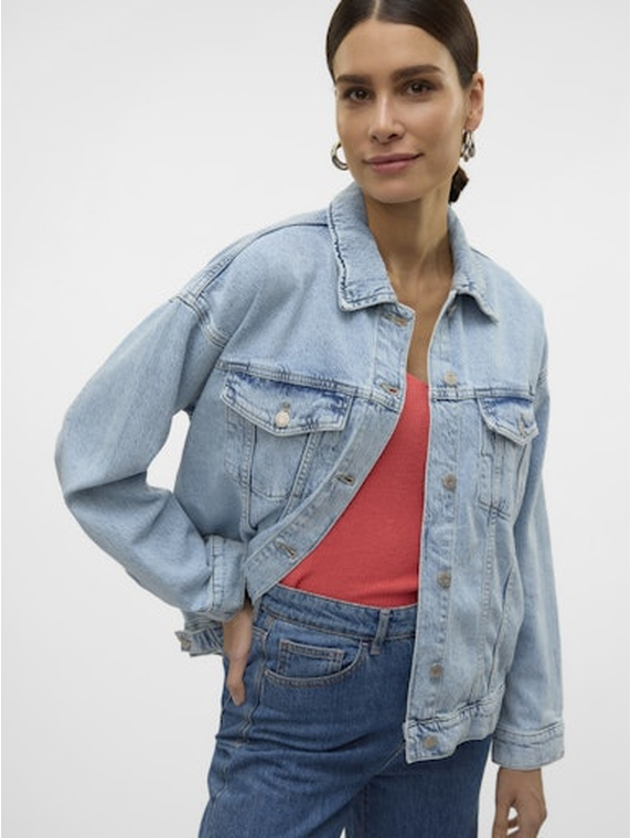 VMTESSA LS OVERSIZE DENIM JACKET GA NOOS