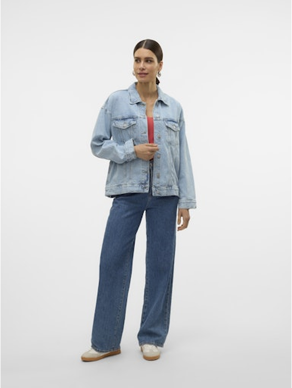VMTESSA LS OVERSIZE DENIM JACKET GA NOOS