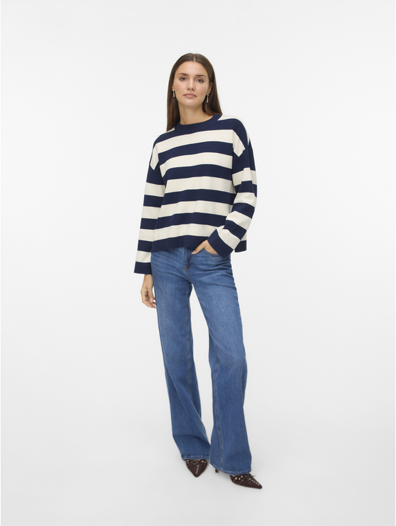 VMSILJE LS O-NECK BOXY PULLOVER NOOS