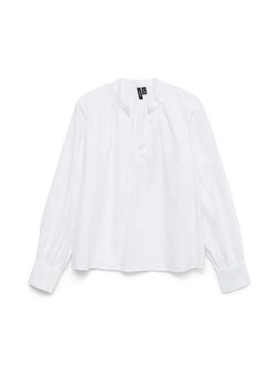 VMFANNI LS V-NECK TOP WVN GA