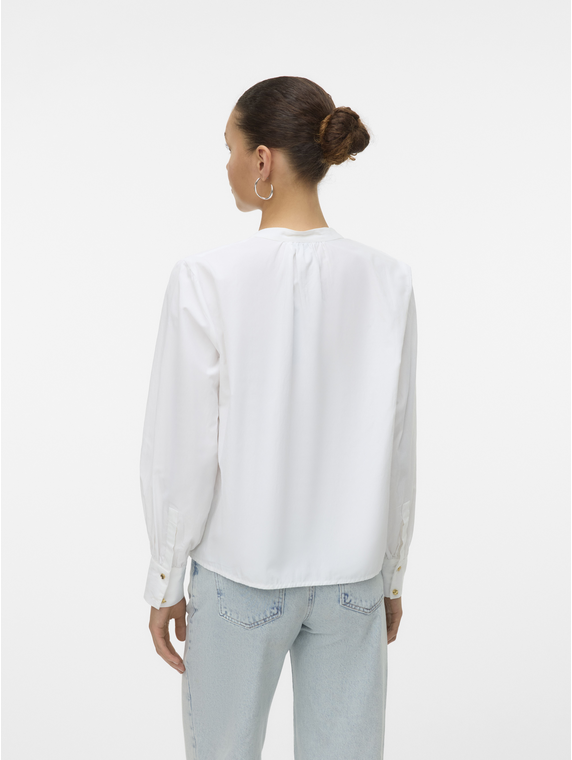 VMFANNI LS V-NECK TOP WVN GA