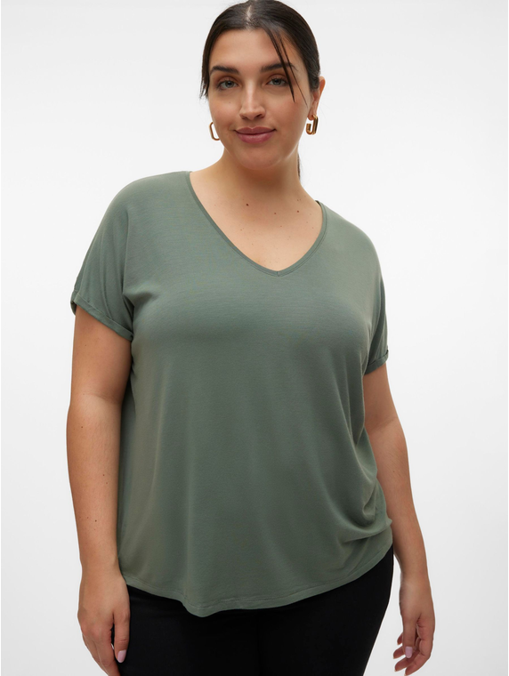 VMAYA SS V-NECK TEE GA JRS NOOS CURVE