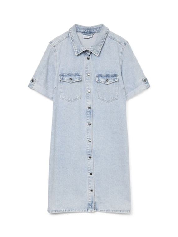 VMJENNIE SS SHORT DENIM DRESS GA NOOS