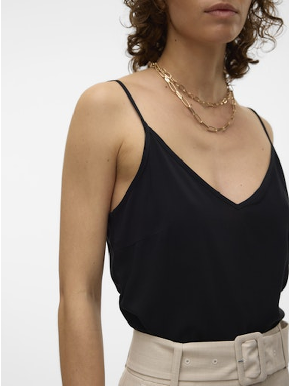 VMEASY JOY V-NECK SINGLET WVN GA