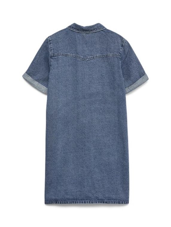 VMJENNIE SS SHORT DENIM DRESS GA NOOS