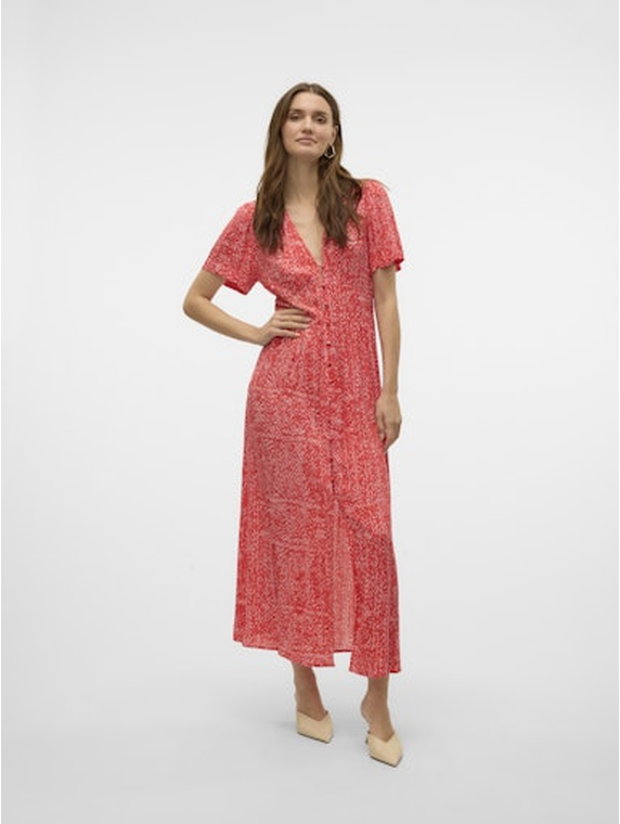 VMMENNY SS 7/8 DETAIL DRESS WVN GA