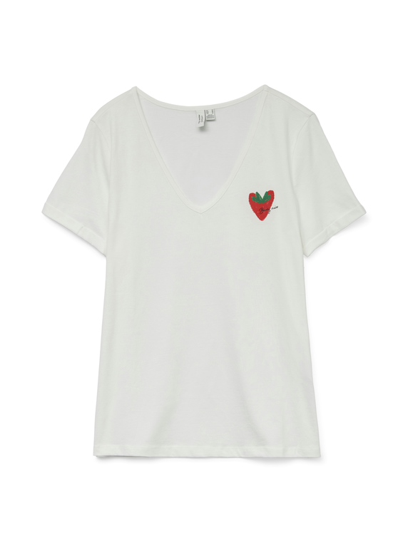 VMBITONA S/S V-NECK T-SHIRT JRS BTQ GA