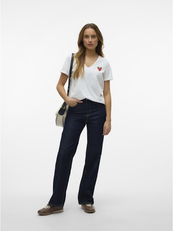 VMBITONA S/S V-NECK T-SHIRT JRS BTQ GA