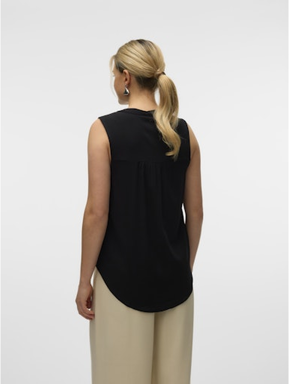 VMBELLA SL V-NECK TOP WVN GA NOOS