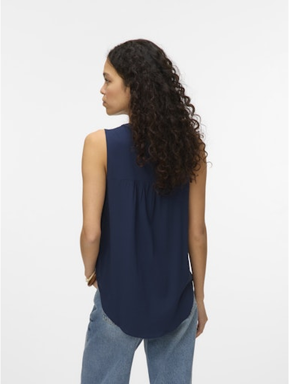 VMBELLA SL V-NECK TOP WVN GA NOOS