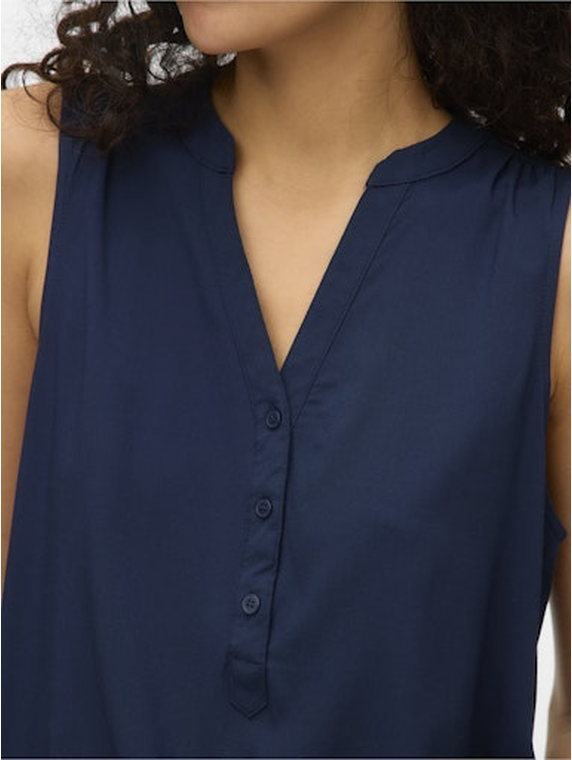 VMBELLA SL V-NECK TOP WVN GA NOOS