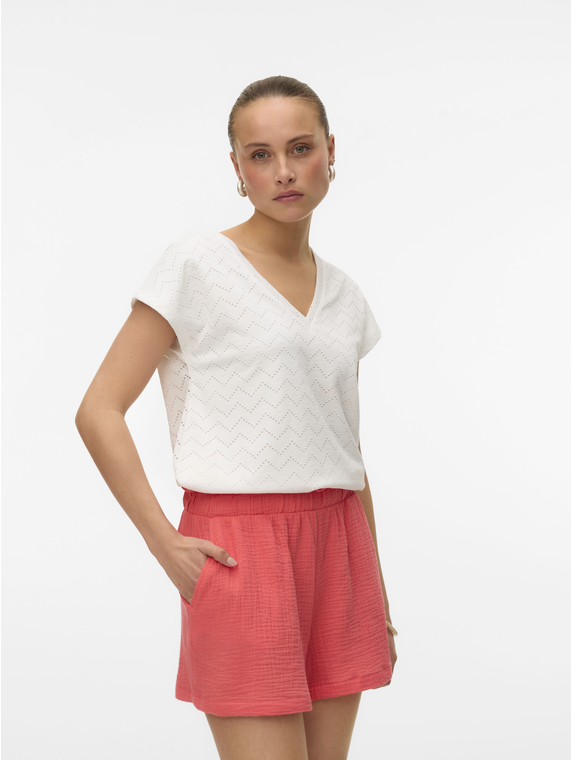 VMTHAS SS V-NECK TOP JRS GA VO