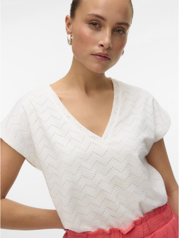 VMTHAS SS V-NECK TOP JRS GA VO