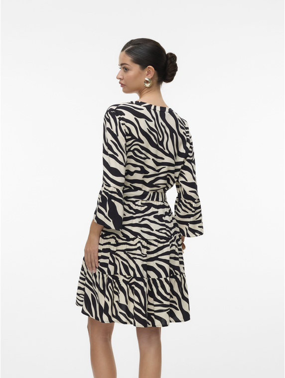 VMMELBA 3/4 SHORT BELT DRESS WVN GA NOOS