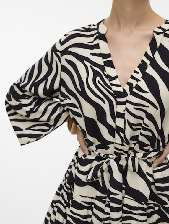 VMMELBA 3/4 SHORT BELT DRESS WVN GA NOOS