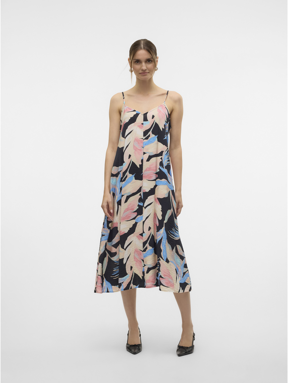 VMJOSIE CALF SINGLET DRESS WVN GA