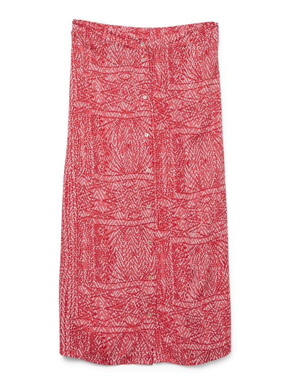 VMMENNY N/W DETAIL ANKLE SKIRT WVN GA