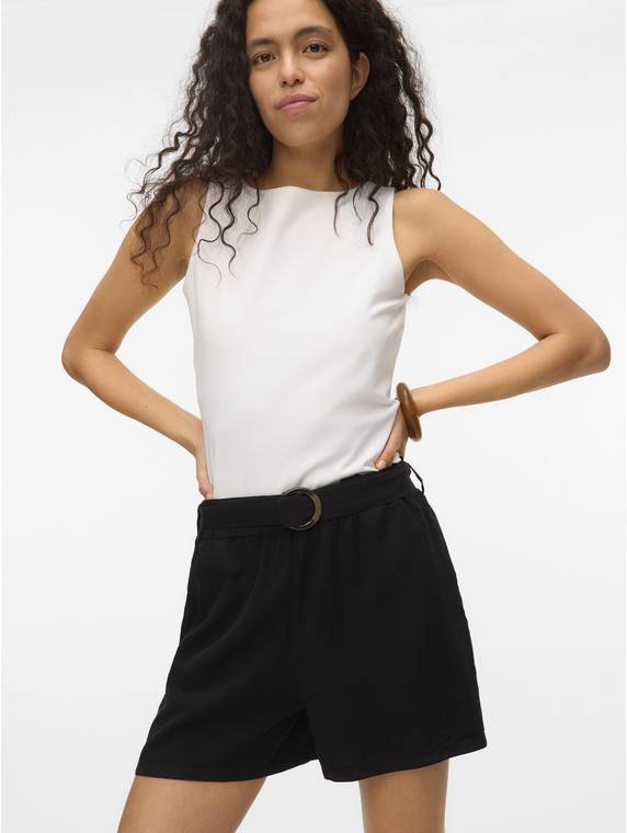 VMFLEUR HW PAPERBAG BELT TENCEL SHORTS