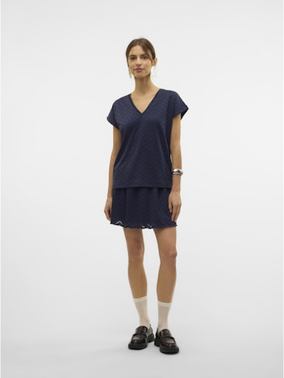 VMTHAS SS V-NECK TOP JRS GA VO