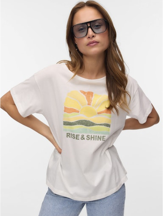 VMDINA S/S BOAT NECK TOP JRS BTQ GA