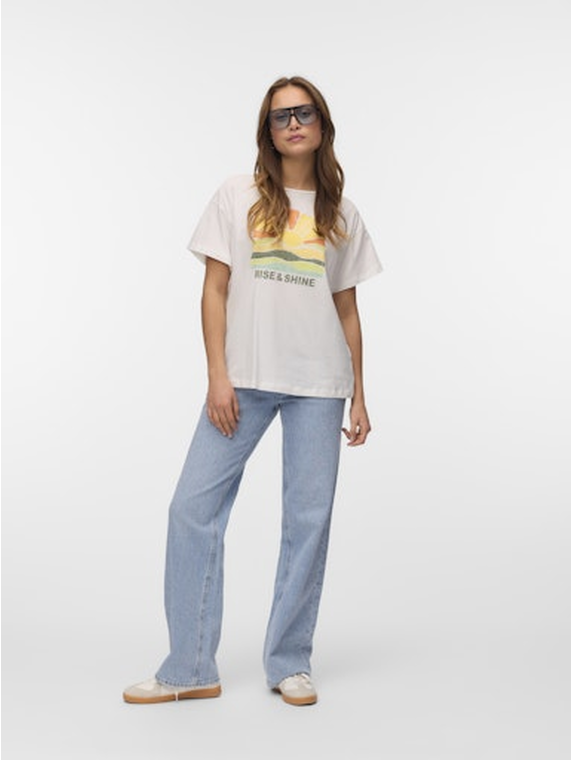 VMDINA S/S BOAT NECK TOP JRS BTQ GA