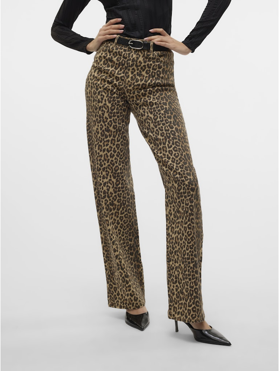 VMTESSA HR WIDE STRETCH AOP JEANS NOOS