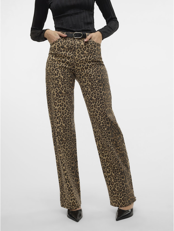 VMTESSA HR WIDE STRETCH AOP JEANS NOOS