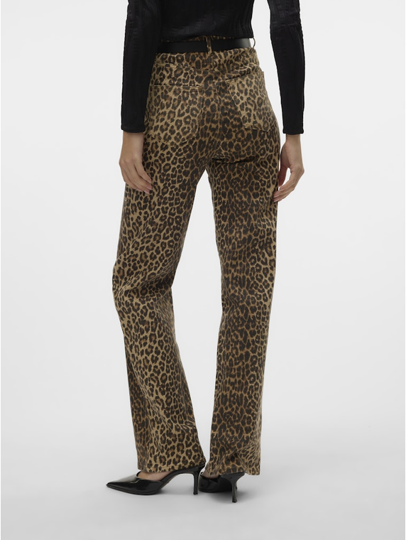 VMTESSA HR WIDE STRETCH AOP JEANS NOOS