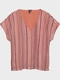 VMDEMI SS V-NECK TOP JRS GA