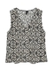 VMMENNY SL V-NECK TOP WVN BOO