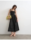 TSMILLIE CONTRAST MAXI SUNDRESS WVN