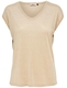 ONLSILVERY S/S V NECK LUREX TOP JRS NOOS