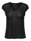 ONLSILVERY S/S V NECK LUREX TOP JRS NOOS